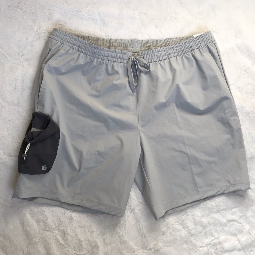 BONOBOS Fielder Cargo Short Men’s XXL NEW Silver Grey Adjustable Pocket Outdoor